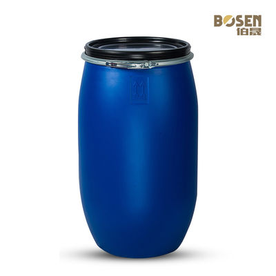 Жидкость цилиндрического барабанчика HDPE бочонка воды 120L пластикового голубого твердая
