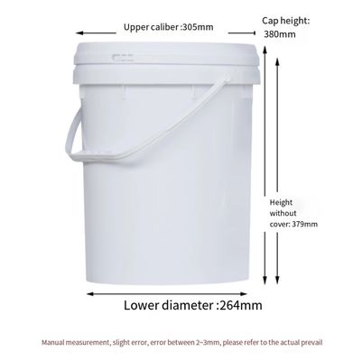 Прочный пластиковый HDPE бочонка 20L барабанчика краски ведра с крышкой PP