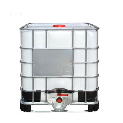 Stackable Tote контейнера 1000L IBC IBC химический пластиковый белый