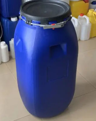 HDPE бочонок пластикового барабанчика 60 литров голубой открытый верхний пластиковый непахучий