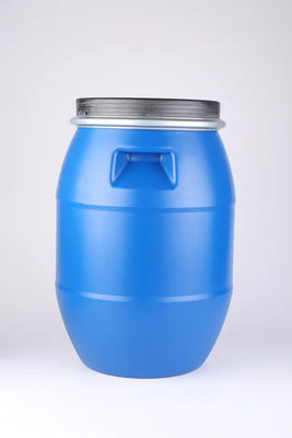 Барабанчик круглого HDPE барабанчика синего масла 30L пластиковый с крышкой прочной