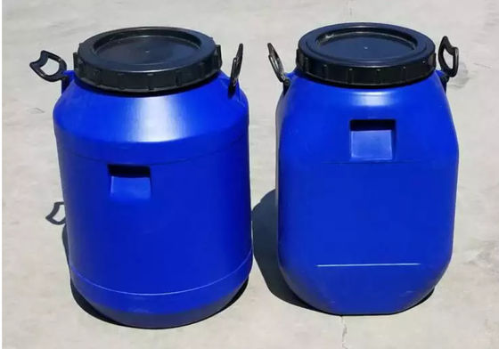 бочонки барабанчика хранения еды 60L голубые пластиковые с крышкой и ручкой потока