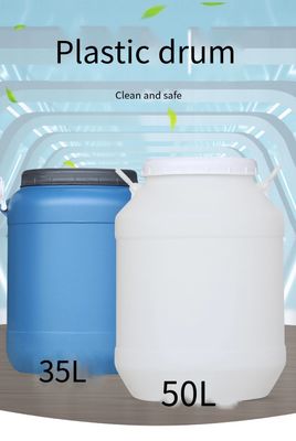 Многоразовый пластиковый химический контейнер 50L с кругом HDPE крышки белым