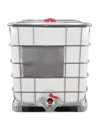 Пластмасса танка HDPE химическая 1000L IBC белая для жидкостного хранения