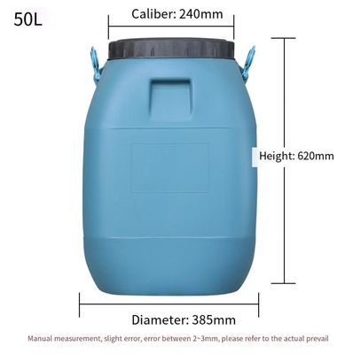 HDPE барабанчик 50 литров пластиковый многоразовый для химической промышленности ISO9001