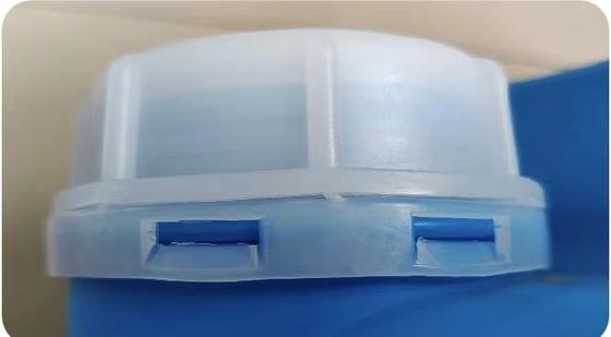 20 литровый квадратный закрытый пластиковый барабан HDPE Синий пластиковый химический барабан