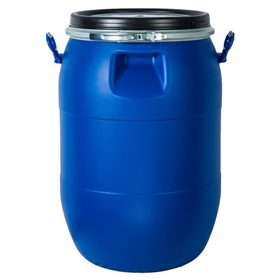 60 литровый HDPE открытый верхний синий пластиковый барабан